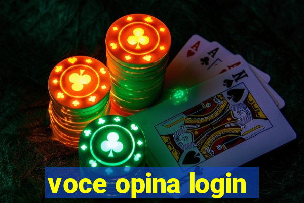 voce opina login